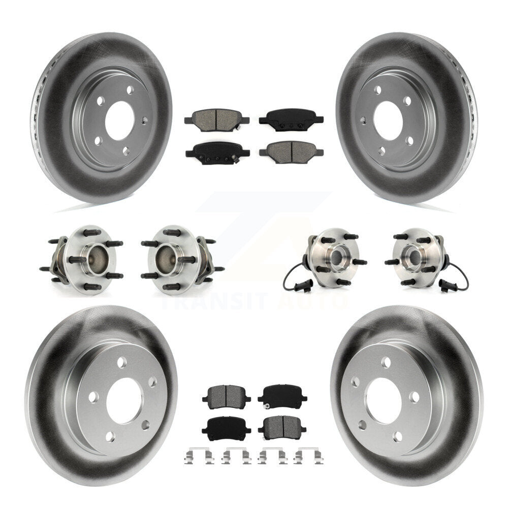 [Avant + Arrière] Kit d'ensemble roulement de roue et moyeu pour Chevrolet Malibu HHR Pontiac G6 KBB-112015