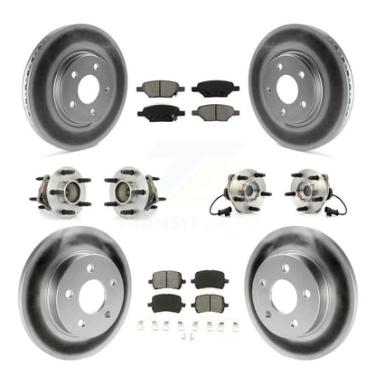 [Avant + Arrière] Kit d'ensemble roulement de roue et moyeu pour Chevrolet Malibu Pontiac G6 Saturn Aura KBB-112016