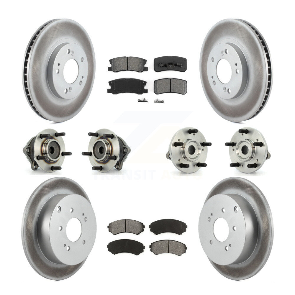 [Avant + Arrière] Kit d'ensemble roulement de roue et moyeu pour Mitsubishi Endeavor FWD KBB-112020