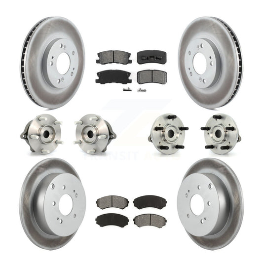 [Avant + Arrière] Kit d'ensemble roulement de roue et moyeu pour Mitsubishi Endeavor AWD KBB-112021