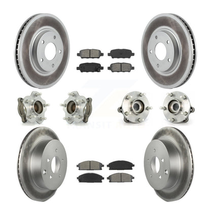 [Avant + Arrière] Kit d'ensemble roulement de roue et moyeu pour 2004-2009 Nissan Quest KBB-112022
