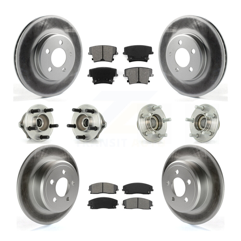 [Avant + Arrière] Kit d'ensemble roulement de roue et moyeu pour Chrysler 300 Dodge Charger Magnum KBB-112030