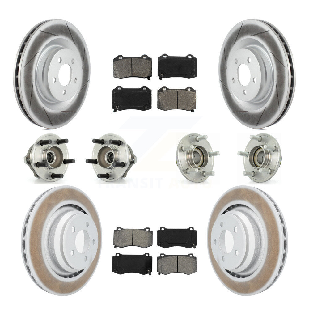 [Avant + Arrière] Kit d'ensemble roulement de roue et moyeu pour Chrysler 300 Dodge Charger Magnum KBB-112033