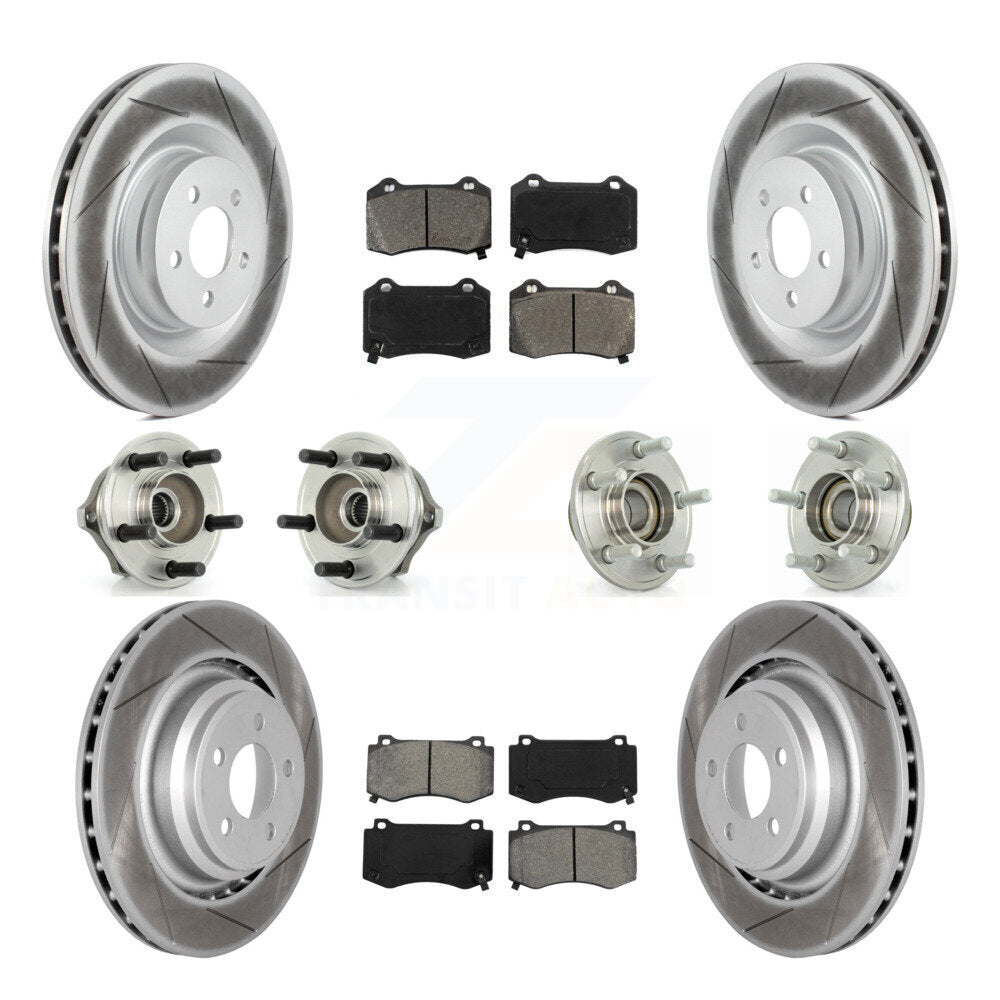 [Avant + Arrière] Kit d'ensemble roulement de roue et moyeu pour Chrysler 300 Dodge Charger Magnum KBB-112034
