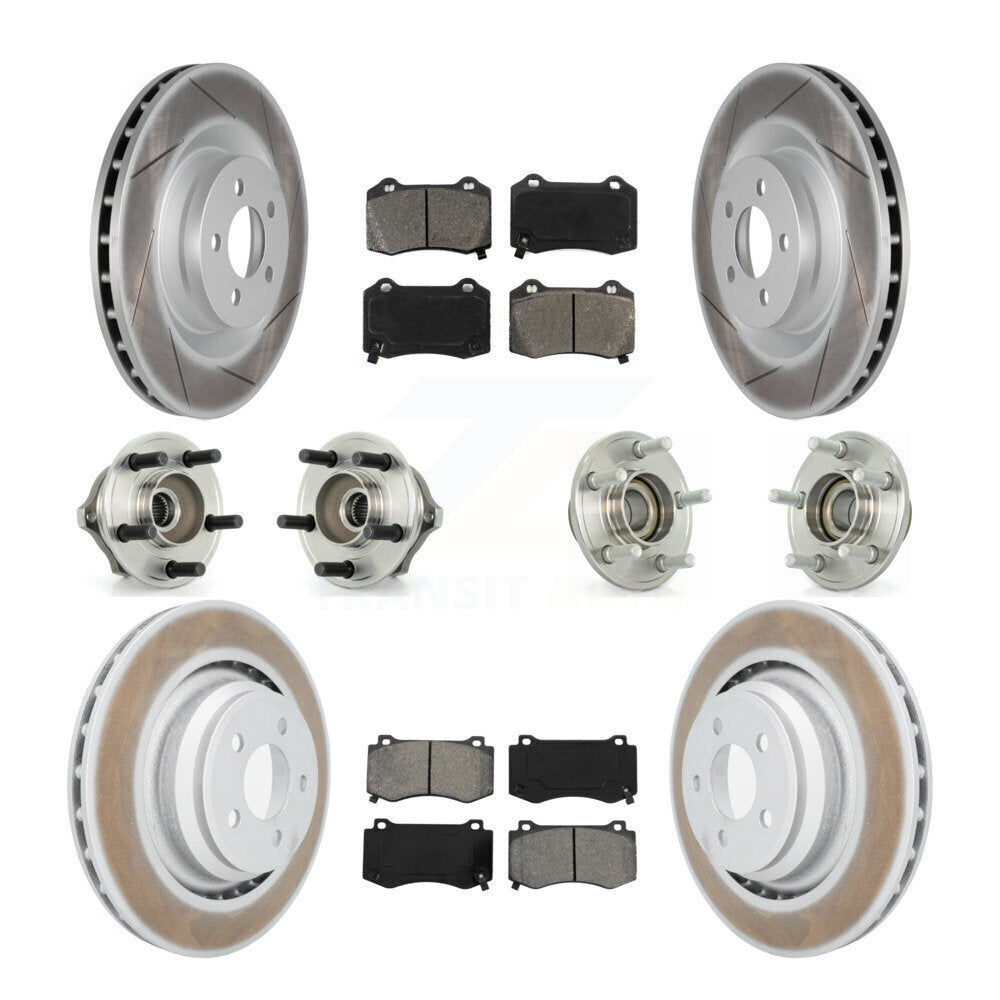 [Avant + Arrière] Kit d'ensemble roulement de roue et moyeu pour Chrysler 300 Dodge Charger Magnum KBB-112035