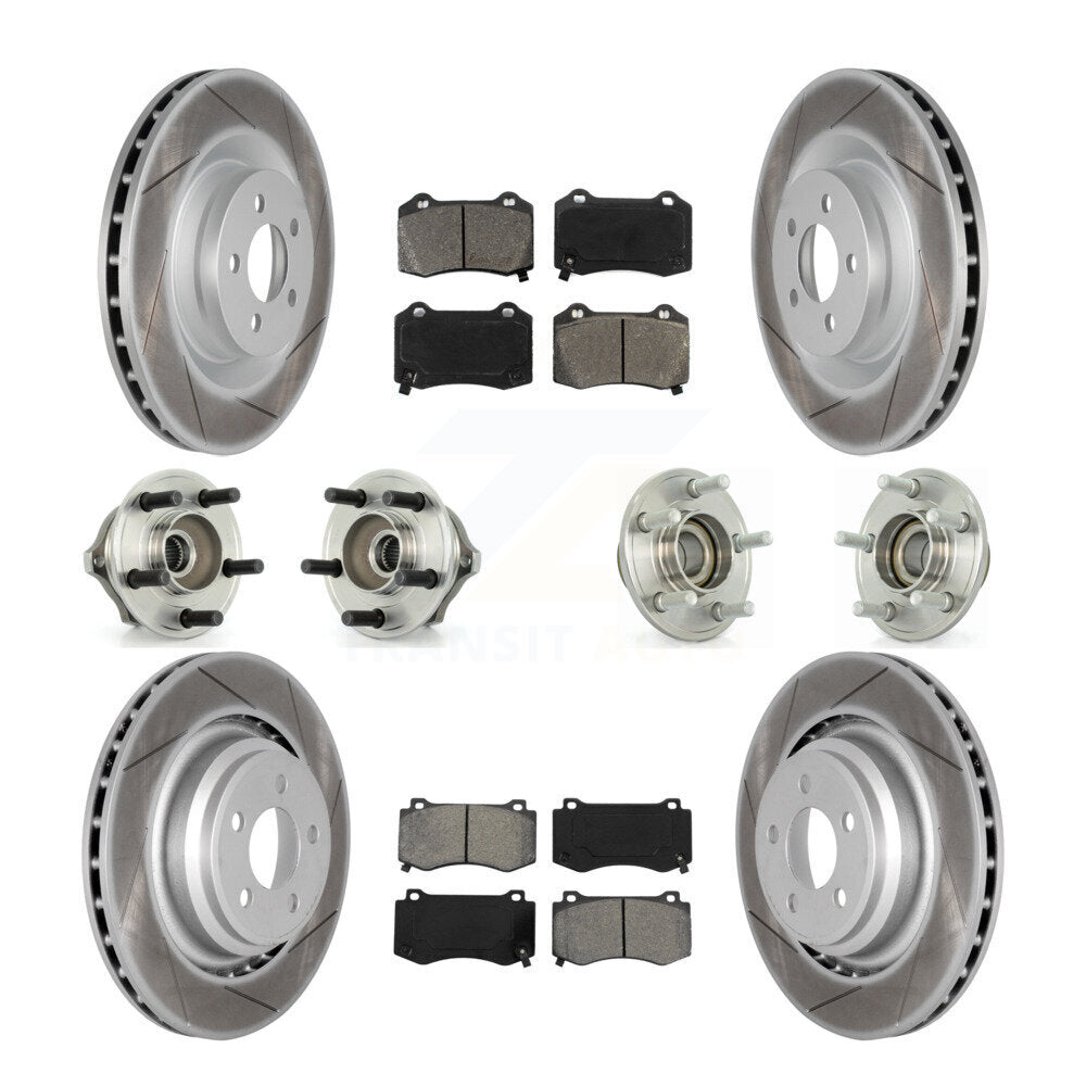 [Avant + Arrière] Kit d'ensemble roulement de roue et moyeu pour Chrysler 300 Dodge Charger Magnum KBB-112036