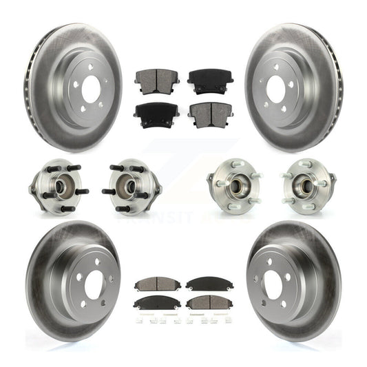 [Avant + Arrière] Kit d'ensemble roulement de roue et moyeu pour 2005-2006 Chrysler 300 AWD avec 3.5L KBB-112038