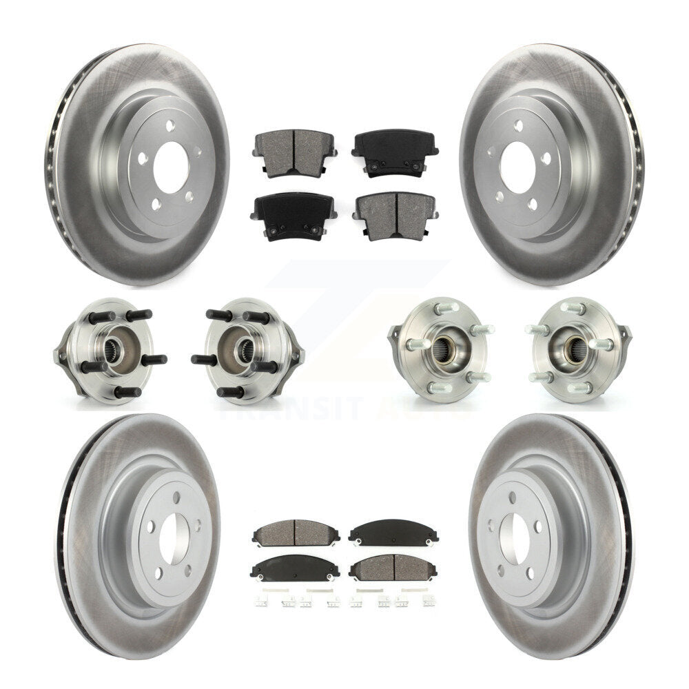[Avant + Arrière] Kit d'ensemble roulement de roue et moyeu pour 2007-2008 Dodge Charger AWD avec 5.7L avec Police Package KBB-112040