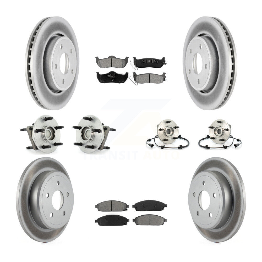 [Avant + Arrière] Kit d'ensemble roulement de roue et moyeu pour Jeep Grand Cherokee Commander KBB-112041