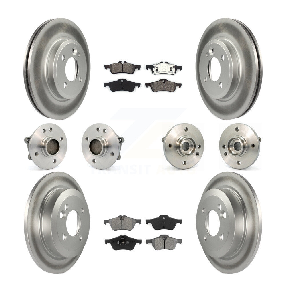[Avant + Arrière] Kit d'ensemble roulement de roue et moyeu pour 2002-2005 Mini Cooper avec 276mm Diameter Rotor KBB-112042