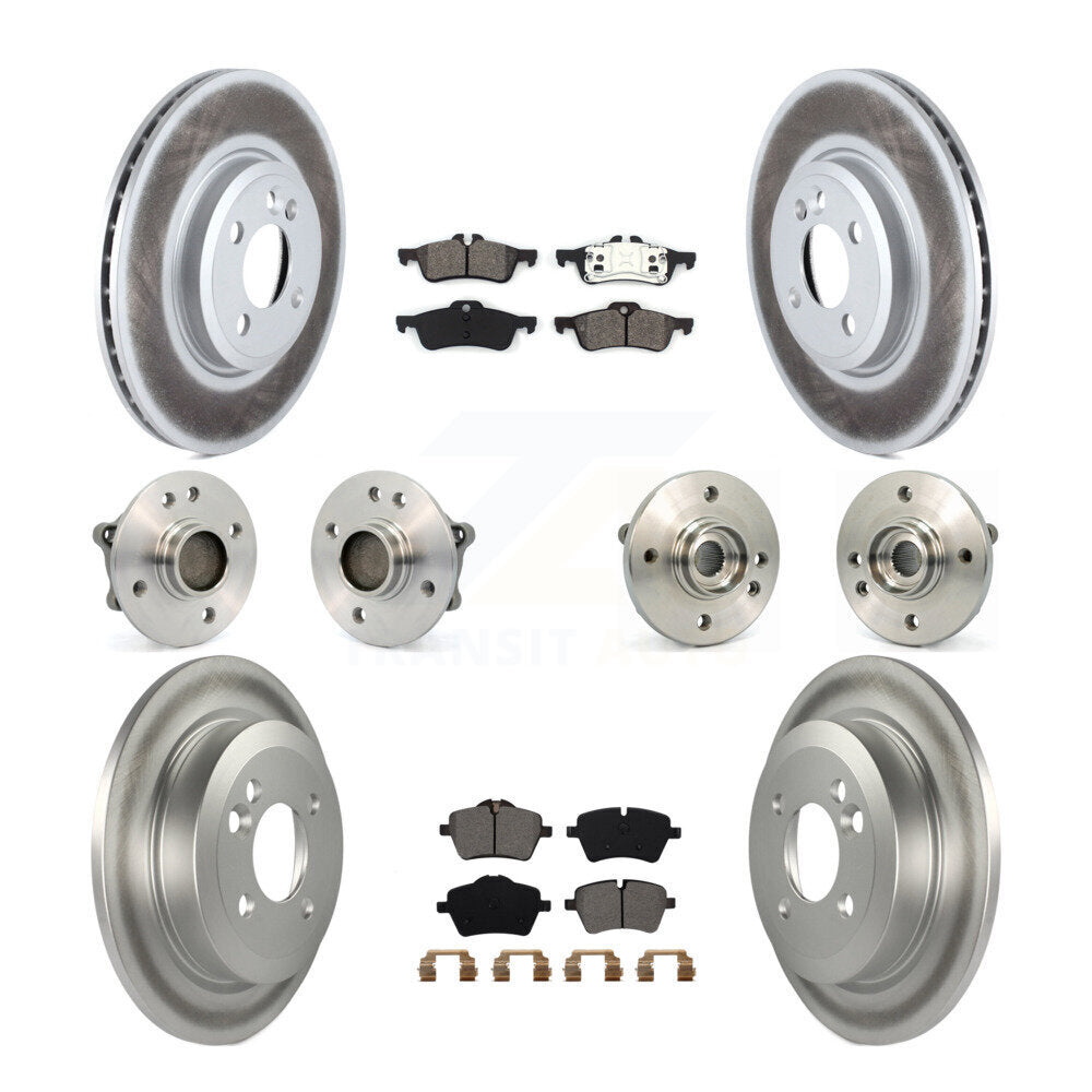 [Avant + Arrière] Kit d'ensemble roulement de roue et moyeu pour 2002-2005 Mini Cooper avec 294mm Diameter Rotor KBB-112043