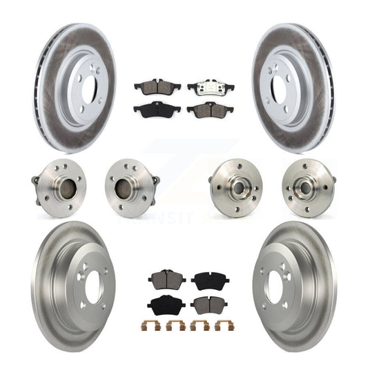 [Avant + Arrière] Kit d'ensemble roulement de roue et moyeu pour 2002-2005 Mini Cooper avec 294mm Diameter Rotor KBB-112043