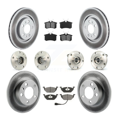 [Avant + Arrière] Kit d'ensemble roulement de roue et moyeu pour 2006 Volkswagen Jetta avec 280mm Diameter 7th 8th Digit Of VIN Is "9M" Or "1J" KBB-112052