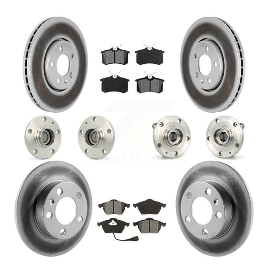 [Avant + Arrière] Kit d'ensemble roulement de roue et moyeu pour 2006 Volkswagen Jetta avec 288mm Diameter 7th 8th Digit Of VIN Is "9M" Or "1J" KBB-112053