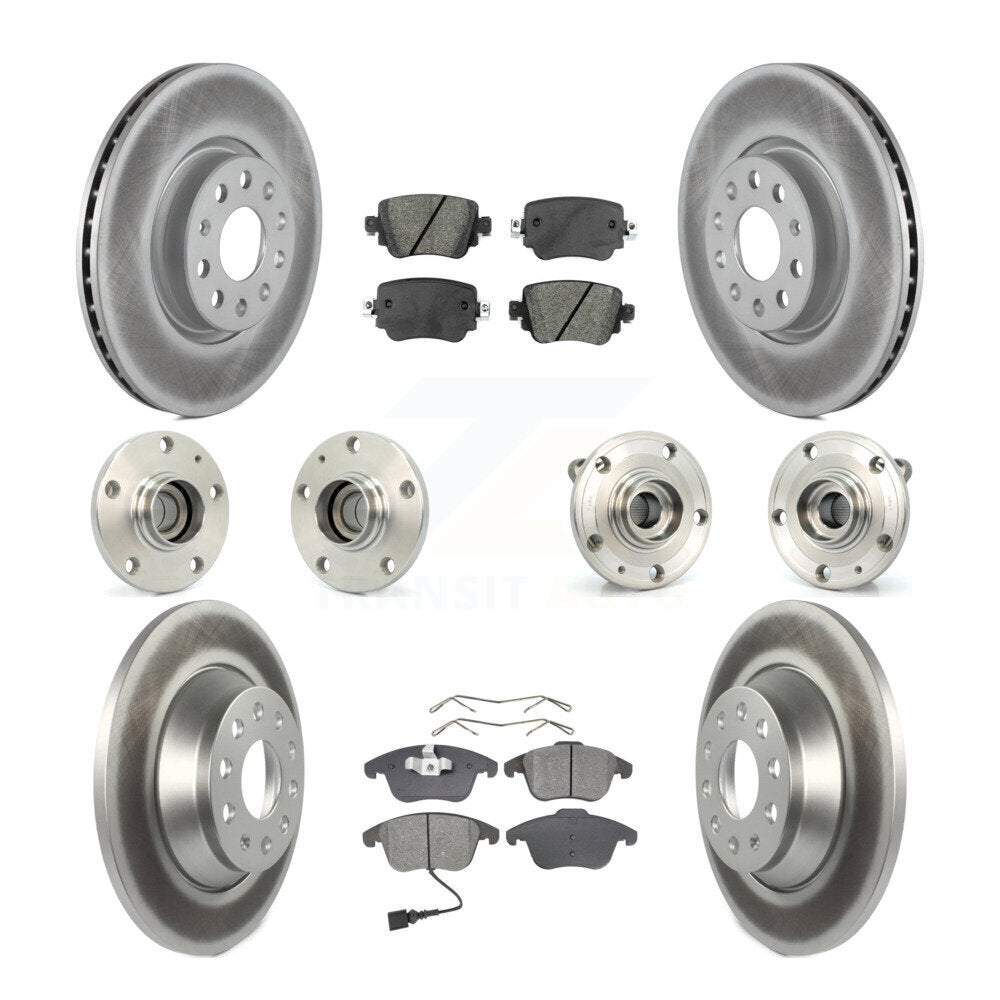 [Avant + Arrière] Kit d'ensemble roulement de roue et moyeu pour 2016-2018 Audi Q3 KBB-112062