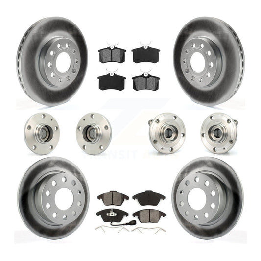 [Avant + Arrière] Kit d'ensemble roulement de roue et moyeu pour Volkswagen Jetta Beetle KBB-112064