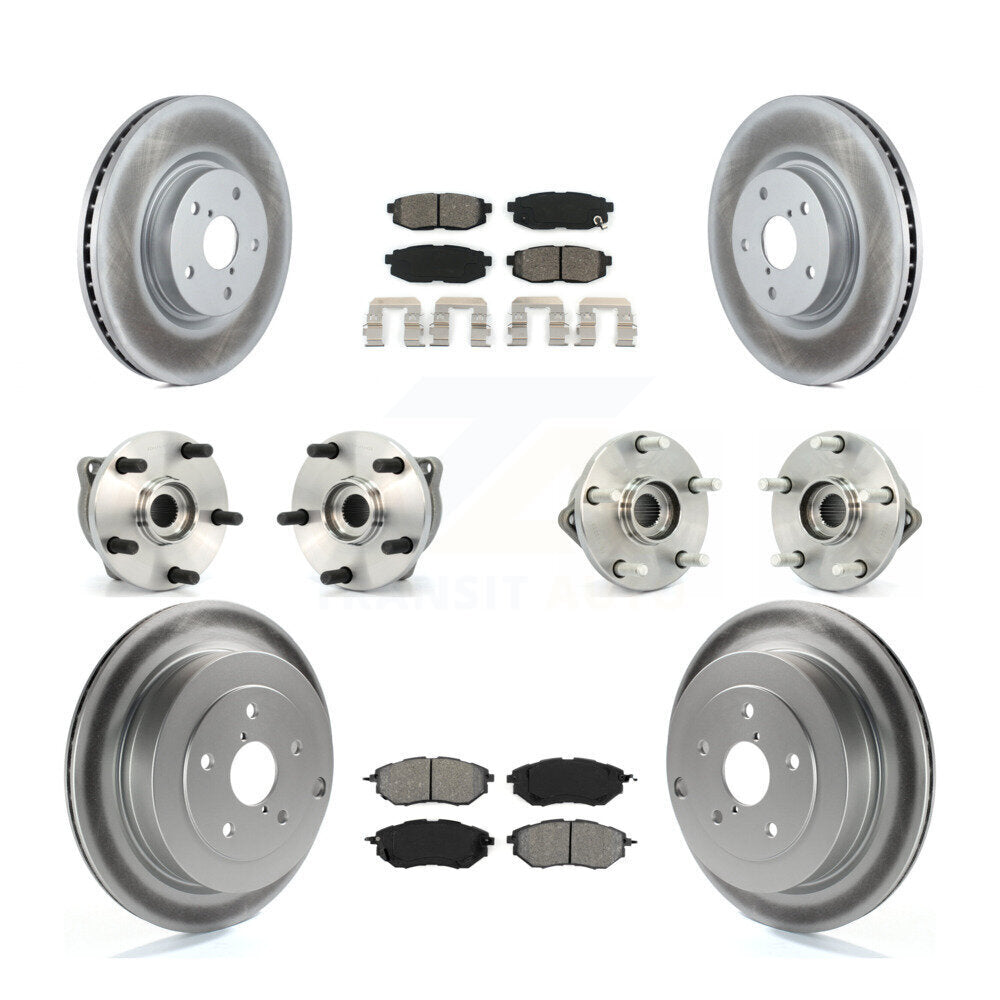 [Avant + Arrière] Kit d'ensemble roulement de roue et moyeu pour 2008-2014 Subaru Tribeca KBB-112076