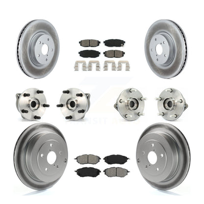 [Avant + Arrière] Kit d'ensemble roulement de roue et moyeu pour 2008-2014 Subaru Tribeca KBB-112076