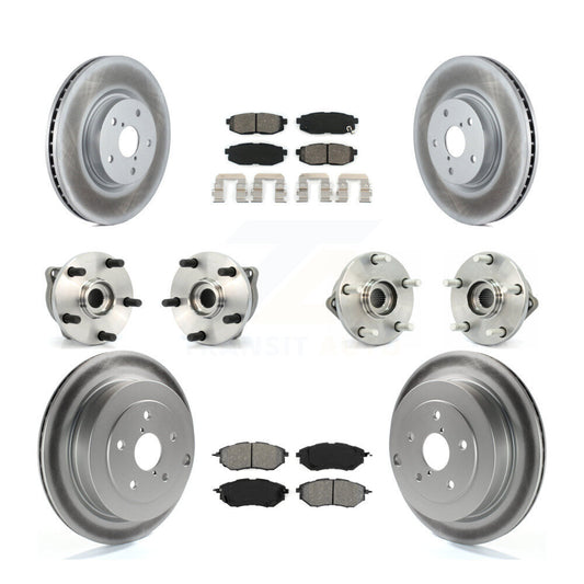[Avant + Arrière] Kit d'ensemble roulement de roue et moyeu pour 2008-2014 Subaru Tribeca KBB-112076