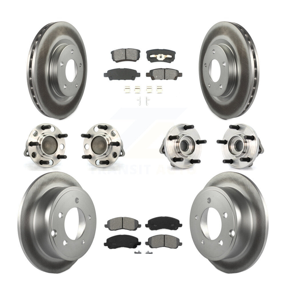 [Avant + Arrière] Kit d'ensemble roulement de roue et moyeu pour Dodge Chrysler Avenger Sebring 200 Caliber KBB-112082