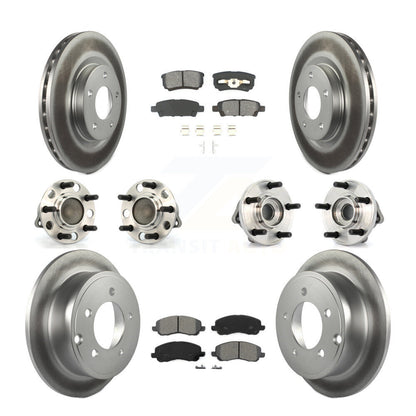 [Avant + Arrière] Kit d'ensemble roulement de roue et moyeu pour Dodge Chrysler Avenger Sebring 200 Caliber KBB-112082