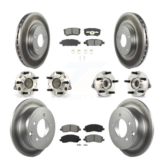 [Avant + Arrière] Kit d'ensemble roulement de roue et moyeu pour Dodge Chrysler Avenger Sebring 200 Caliber KBB-112082