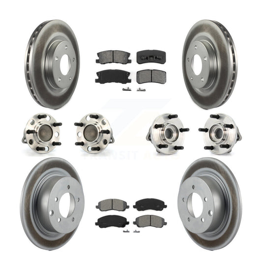 [Avant + Arrière] Kit d'ensemble roulement de roue et moyeu pour Chrysler Dodge Avenger Sebring 200 avec 302mm Diameter Rotor KBB-112083