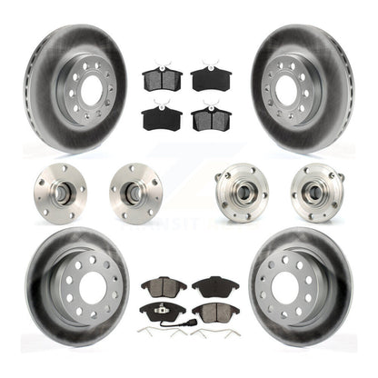[Avant + Arrière] Kit d'ensemble roulement de roue et moyeu pour 2014 Volkswagen Beetle Base Highline Comfortline avec 2.5L avec 253mm Diameter KBB-112090