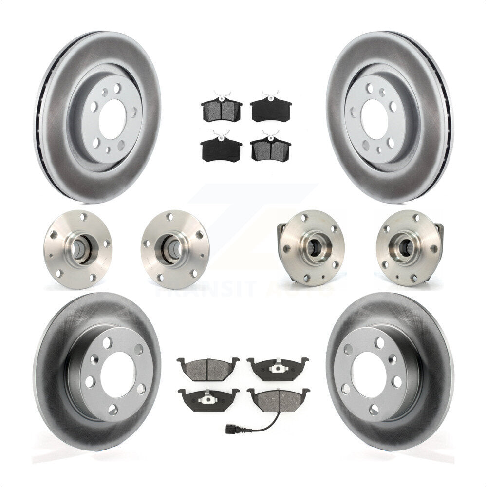 [Avant + Arrière] Kit d'ensemble roulement de roue et moyeu pour Volkswagen Golf City KBB-112091 par Transit Auto