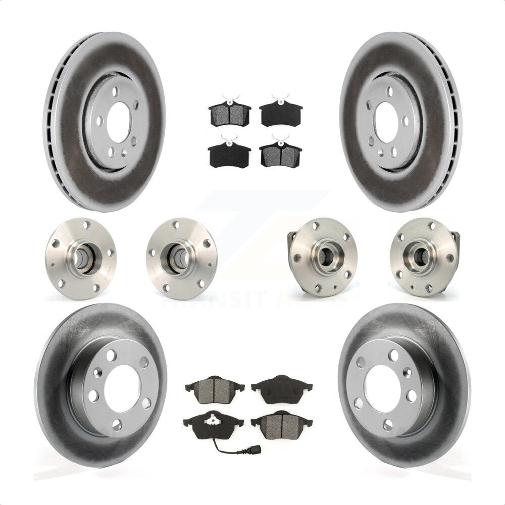 [Avant + Arrière] Kit d'ensemble roulement de roue et moyeu pour 2006 Volkswagen Golf 1.8L KBB-112092 par Transit Auto