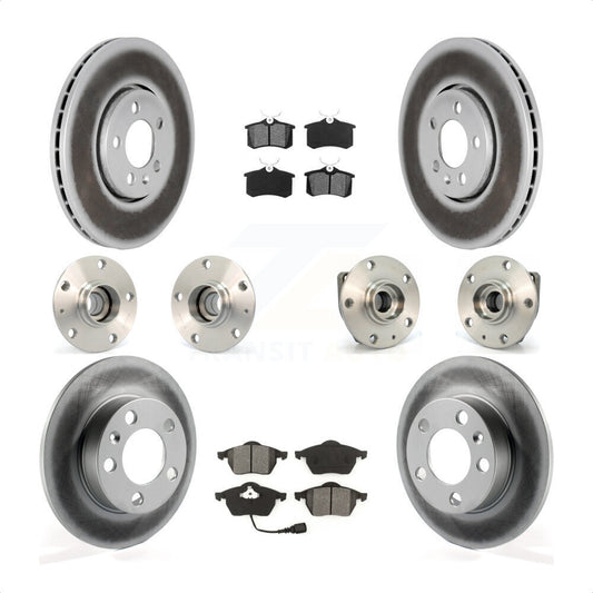 [Avant + Arrière] Kit d'ensemble roulement de roue et moyeu pour 2006 Volkswagen Golf 1.8L KBB-112092 par Transit Auto