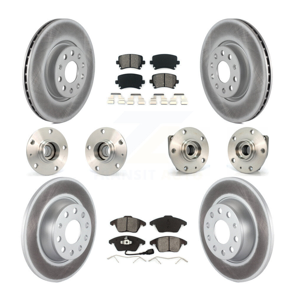 [Avant + Arrière] Kit d'ensemble roulement de roue et moyeu pour Volkswagen GTI Audi A3 KBB-112094