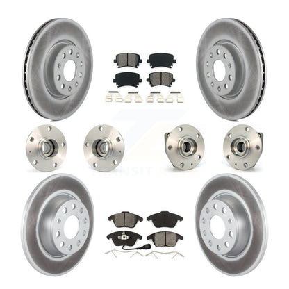 [Avant + Arrière] Kit d'ensemble roulement de roue et moyeu pour Volkswagen GTI Audi A3 KBB-112094