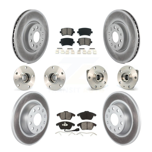 [Avant + Arrière] Kit d'ensemble roulement de roue et moyeu pour Volkswagen GTI Audi A3 KBB-112094