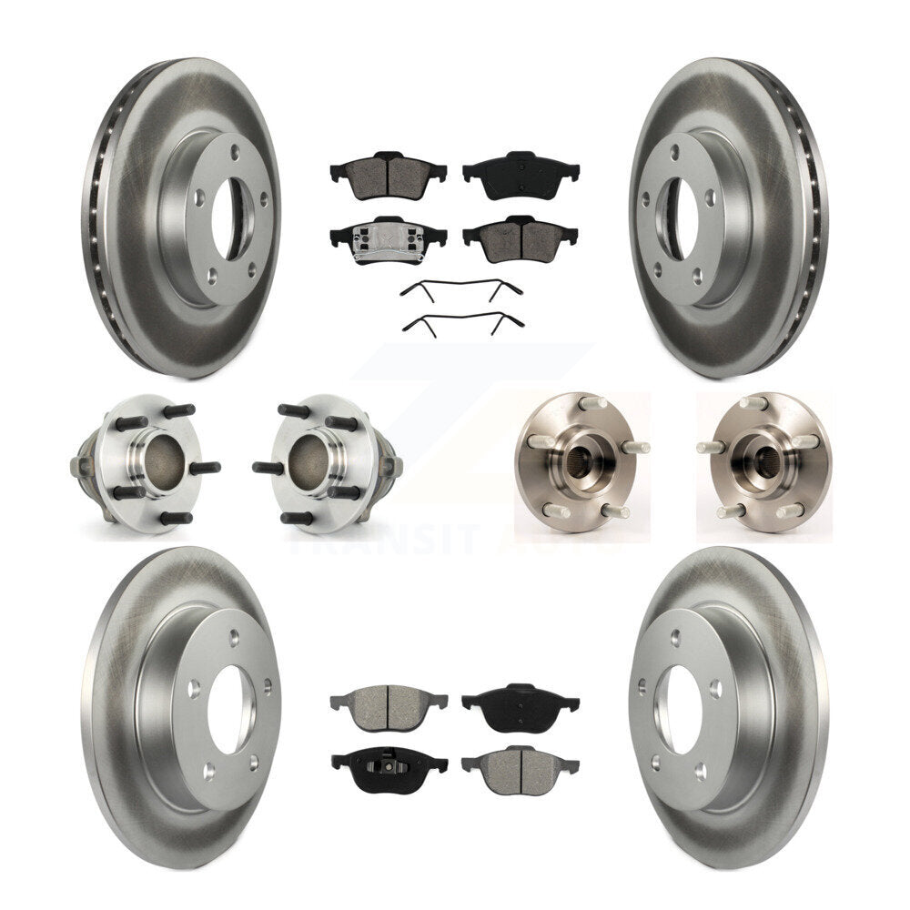 [Avant + Arrière] Kit d'ensemble roulement de roue et moyeu pour Mazda 3 2.0L avec 4-Wheel ABS KBB-112102