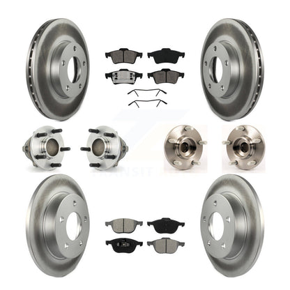 [Avant + Arrière] Kit d'ensemble roulement de roue et moyeu pour Mazda 3 2.0L avec 4-Wheel ABS KBB-112102