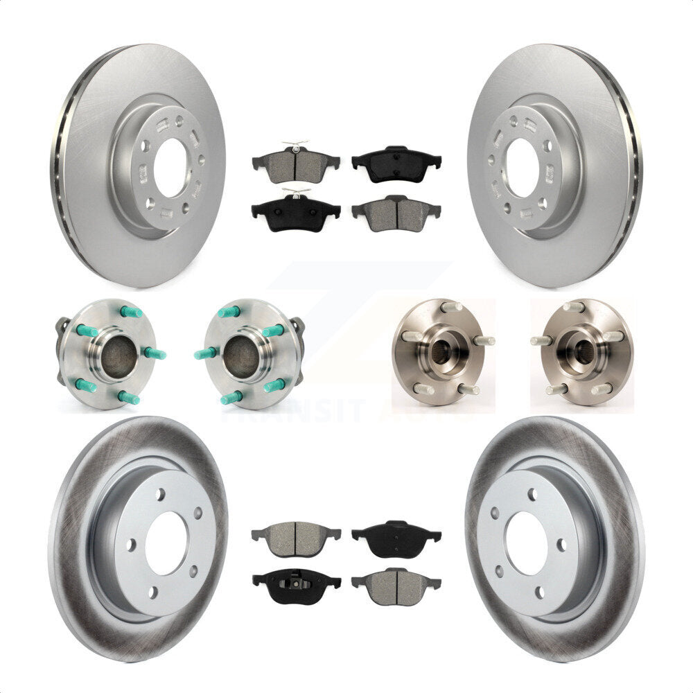 [Avant + Arrière] Kit d'ensemble roulement de roue et moyeu pour Mazda 3 2.3L avec Non-ABS KBB-112103 par Transit Auto