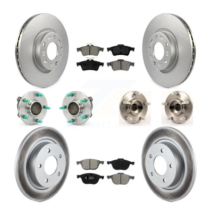 [Avant + Arrière] Kit d'ensemble roulement de roue et moyeu pour Mazda 3 2.3L avec Non-ABS KBB-112103 par Transit Auto