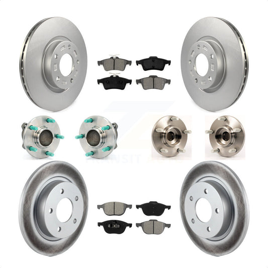 [Avant + Arrière] Kit d'ensemble roulement de roue et moyeu pour Mazda 3 2.3L avec Non-ABS KBB-112103 par Transit Auto