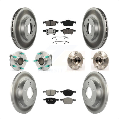 [Avant + Arrière] Kit d'ensemble roulement de roue et moyeu pour Mazda 3 2.0L avec Non-ABS KBB-112104 par Transit Auto