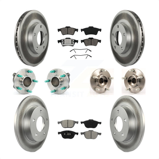 [Avant + Arrière] Kit d'ensemble roulement de roue et moyeu pour Mazda 3 2.0L avec Non-ABS KBB-112104 par Transit Auto