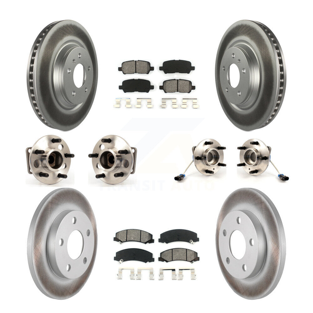 [Avant + Arrière] Kit d'ensemble roulement de roue et moyeu pour Chevrolet Impala Limited KBB-112108