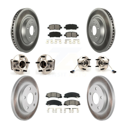 [Avant + Arrière] Kit d'ensemble roulement de roue et moyeu pour Chevrolet Impala Limited KBB-112108