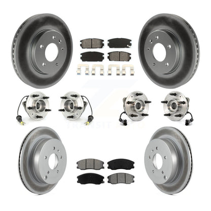 [Avant + Arrière] Kit d'ensemble roulement de roue et moyeu pour Chevrolet Equinox Saturn Vue Captiva Sport Pontiac Torrent Suzuki XL-7 KBB-112111