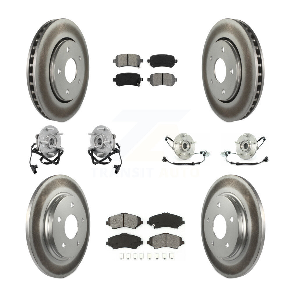 [Avant + Arrière] Kit d'ensemble roulement de roue et moyeu pour Chrysler Town & Country Dodge Grand Caravan Volkswagen Routan KBB-112112