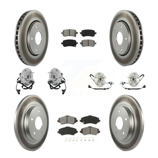 [Avant + Arrière] Kit d'ensemble roulement de roue et moyeu pour Chrysler Town & Country Dodge Grand Caravan Volkswagen Routan KBB-112112