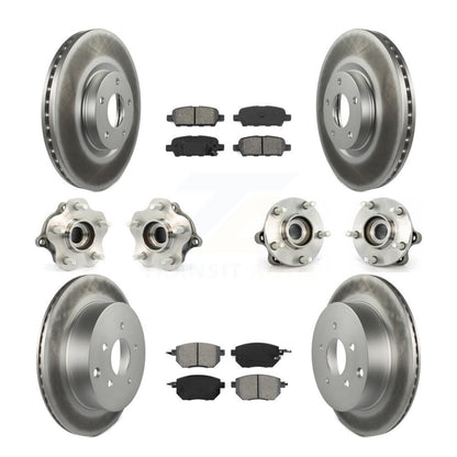 [Avant + Arrière] Kit d'ensemble roulement de roue et moyeu pour 2003-2004 Nissan Murano AWD KBB-112115