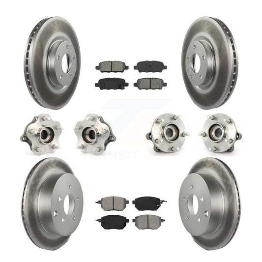 [Avant + Arrière] Kit d'ensemble roulement de roue et moyeu pour 2003-2004 Nissan Murano AWD KBB-112115