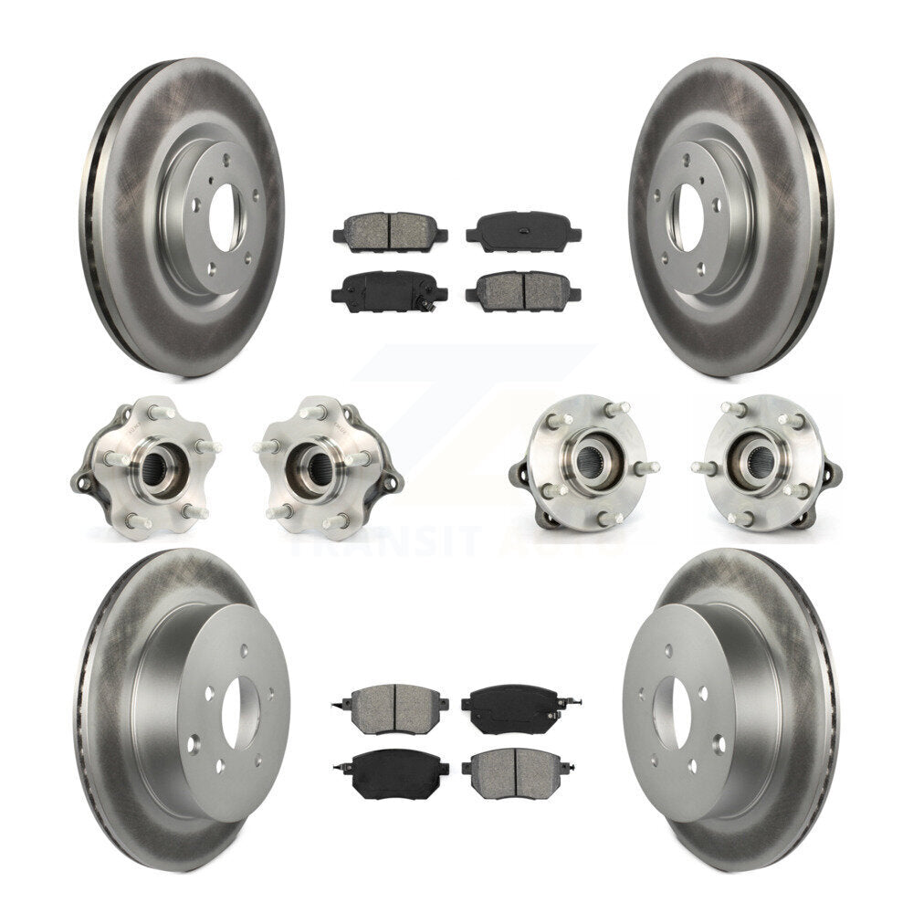 [Avant + Arrière] Kit d'ensemble roulement de roue et moyeu pour 2005-2007 Nissan Murano AWD KBB-112116