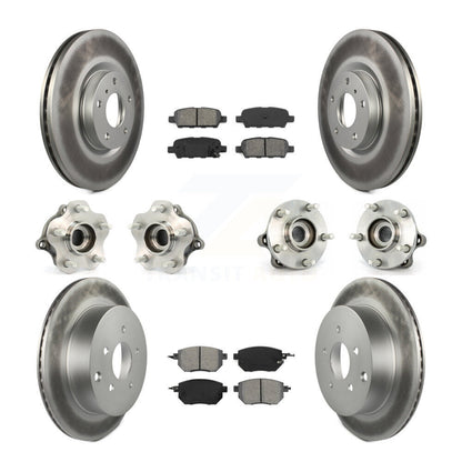 [Avant + Arrière] Kit d'ensemble roulement de roue et moyeu pour 2005-2007 Nissan Murano AWD KBB-112116